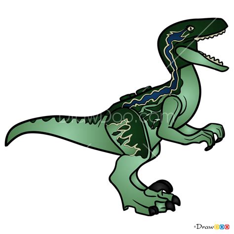 I try to go into line by line detail so this is a very lon. How to Draw Velociraptor Blue, Lego Jurassic World