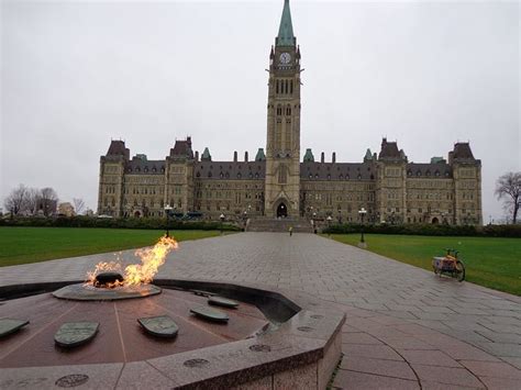Centennial Flame On Parliament Hill In Ottawa Courtesy Bonnie Dean