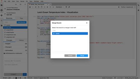How To Use The Jupyterlab Git Extension Reviewnb Blog