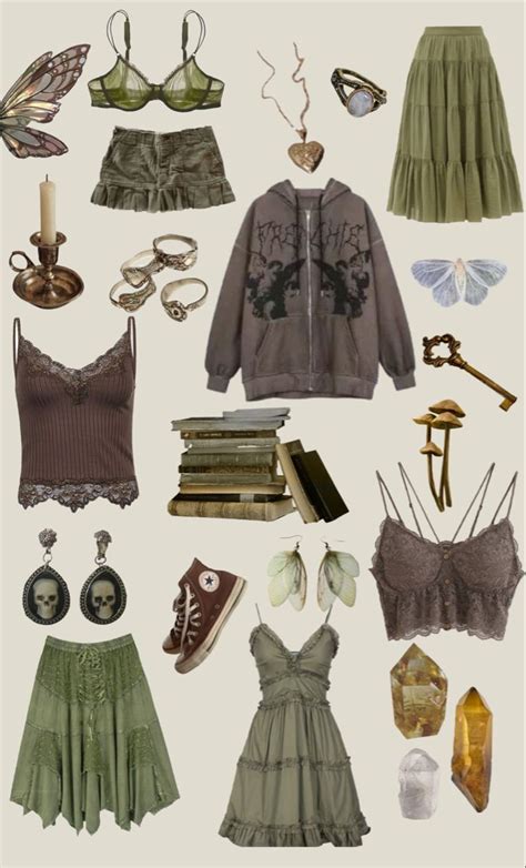 Grunge Fairycore Aesthetic Hippie Outfits Retro Outfits Hippie