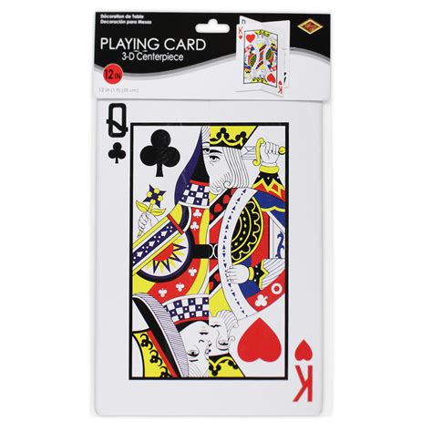 Playing Cards 3d Centerpiece 12