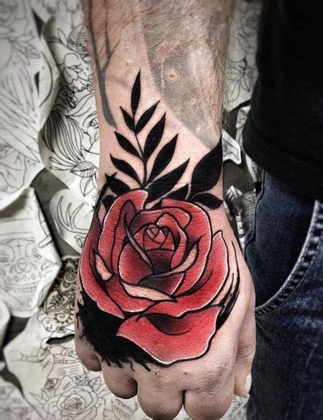 Tatuajes De Rosas En La Mano 367 Para Hombre Y Mujer Tatuaje De