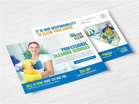 House Cleaning Services Eddm Postcard Design By Didarul Islam On Dribbble