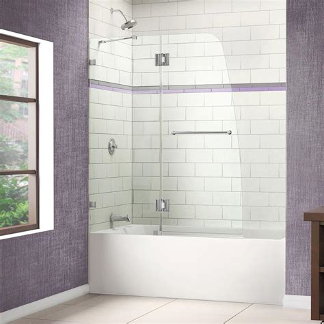 Top20sites.com is the leading directory of popular door manufacturers, shower stall, shower baths, & enclosures sites. AquaLux 48 in. Frameless Hinged Tub Door, Chrome Finish ...