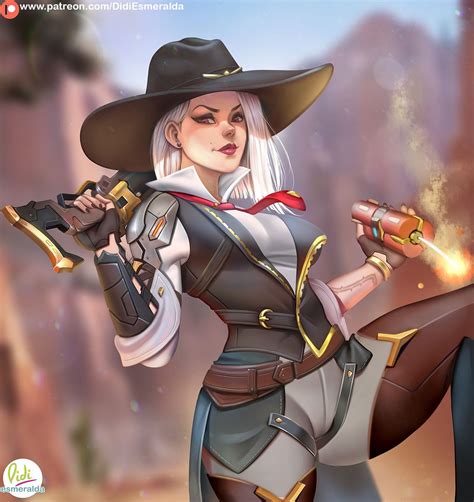 Ashe By Didi Esmeralda Overwatch Female Characters Fantasy Characters Game Character