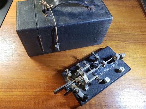 Antique Signal Corps J 36 Telegraph Morse Code Ham Radio Key With