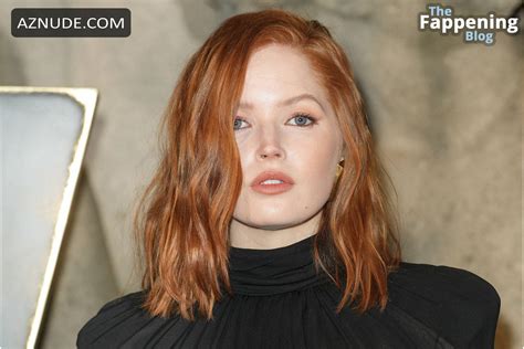Ellie Bamber Sexy Shows Off Her Hot Tits At The Saint Laurent Womenswear Fashion Show In Paris