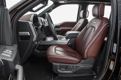 2018 Ford F 150 Platinum Front Interior Drivers Side Motor Trend En