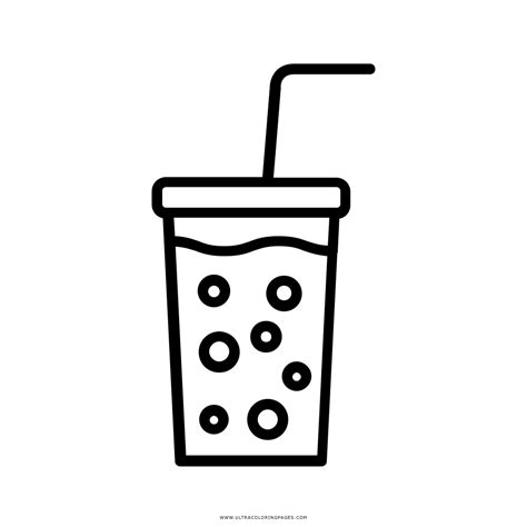 Fizzy Drink Coloring Page Ultra Coloring Pages