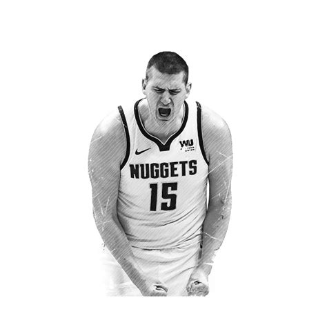 Nikola jokic (15) of the denver nuggets jokes with will barton (5) as he is introduced, while paul millsap (4) he's just a big, goofy kid. it's evident in his postgame media sessions — an obligation. Nikola Jokic - Nikola Jokic - T-Shirt | TeePublic
