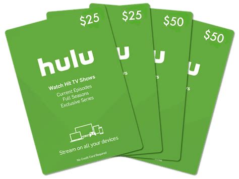 You can also use cardcash to sell gift cards at a discount or trade them for gift cards to other stores. Buy US Hulu Gift Cards - Worldwide Email Delivery - MyGiftCardSupply
