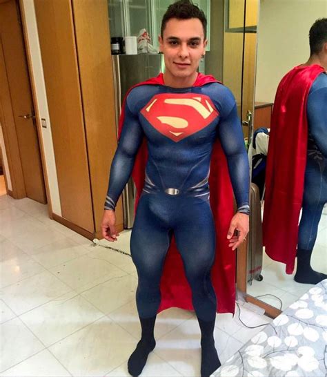 Super Bulge Male Cosplay Hot Cosplay Superman Suit Superhero Cosplay People Dress Tight