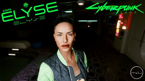 Mu Elyse Character Preset Female Cyberpunk 2077 Mod