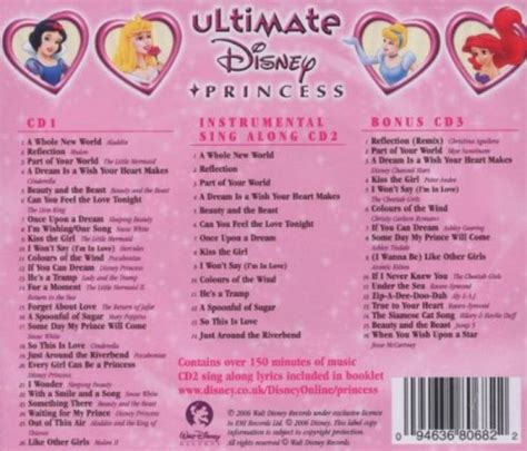 Cd Ultimate Disney Princess Eur 1995 Musical Cds Dvds Soundofmusic Shop