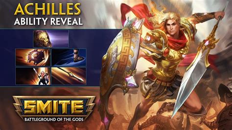 Smite God Ability Reveal Achilles Hero Of The Trojan War Youtube