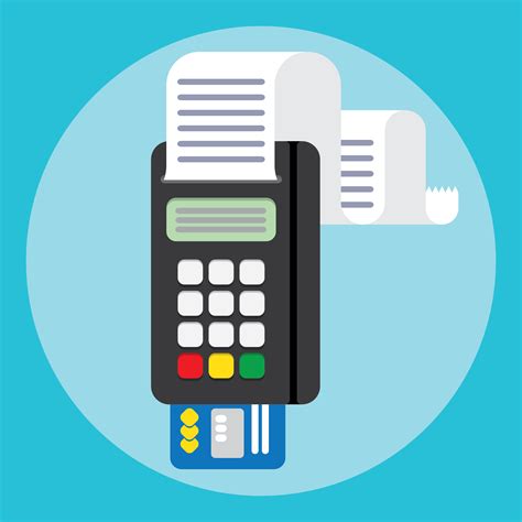 Pos Terminal In Flat Style Payment 578641 Vector Art At Vecteezy