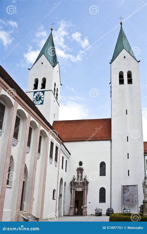 New Dome Mariendom Gothic Cathedral In Linz Upper Austria Main Portal Vi Stock Photography