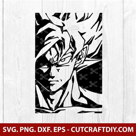 Goku SVG Dragon Ball SVG Goku Decal Cutting Files