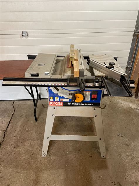Ryobi 10 Table Saw System Model Bt3100 Beck Auctions Inc