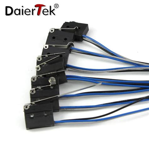 DaierTek 2PCS IP67 Waterproof Micro Switch SPDT 20X15X6MM 5A 250VAC