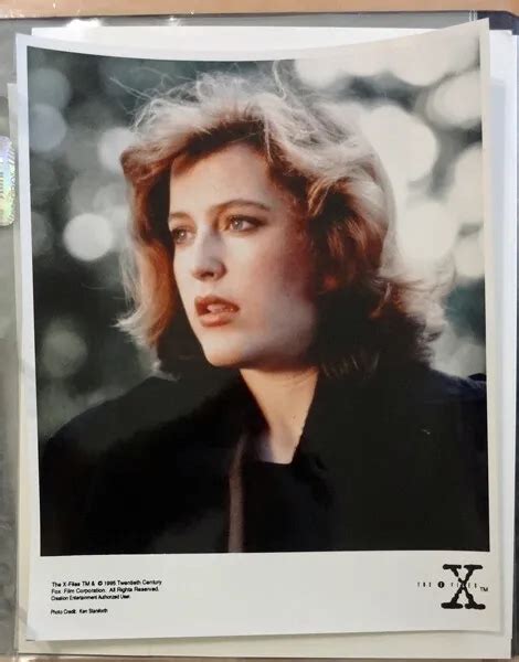 X Files Special Agent Dana Scully Gillian Anderson X Original
