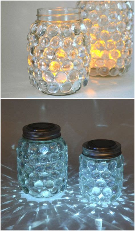 Mason Jar Luminaries Solar Mason Jars Mason Jar Crafts Jar Crafts