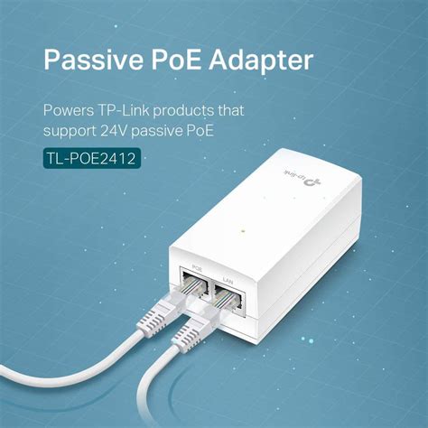 Tp Link Poe Injector 24v 12w รุ่น Tl Poe2412g Adapter Gigabit Ethernet