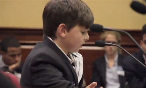 Matthew Lannon Rhode Island Sixth Grader Gives Gay Marriage Speech At Hearing Huffpost