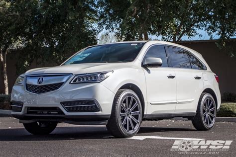 2016 Acura Mdx With 20 Gianelle Santoneo In Matte Black Ball Cut