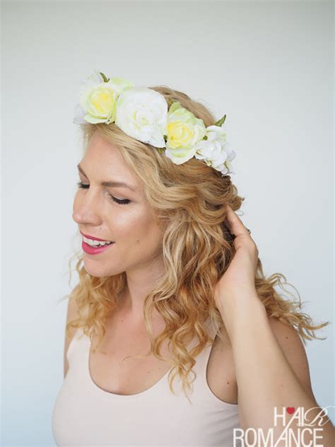 2 Ways To Wear A Flower Crown Hair Romance