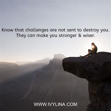 Challenges Make You Stronger And Wiser Ivylina Tiang
