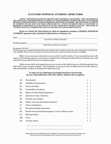 Free Fillable Connecticut Power Of Attorney Form ⇒ Pdf Templates