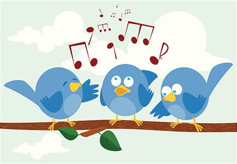Bird Singing Illustrations Royalty Free Vector Graphics And Clip Art