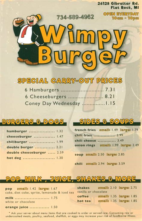Wimpy Burger Inc Discover Downriver