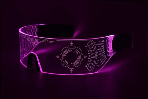 buy asvp shop cyberpunk led visor glasses perfect for cosplay and festivals cybergoth