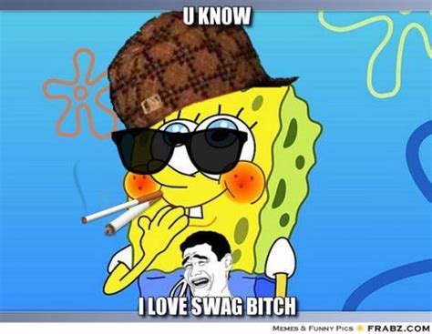 Spongebob Loves Swag Swag Pinterest