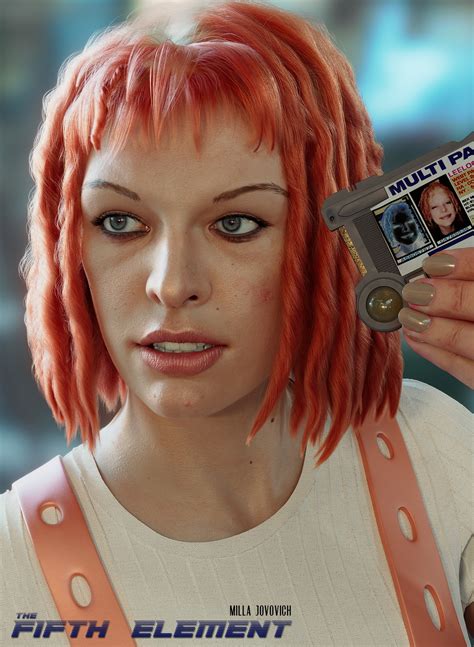 Marina Seliverstova Leeloo The Fifth Element Fan Art