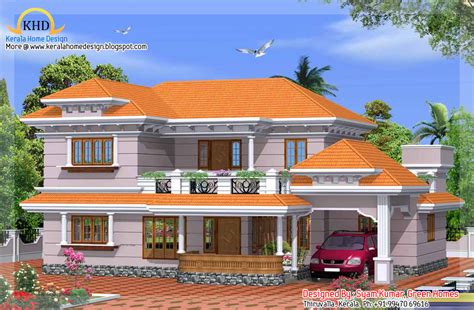 Duplex House Elevation 2425 Sq Ft Kerala Home Design And Floor