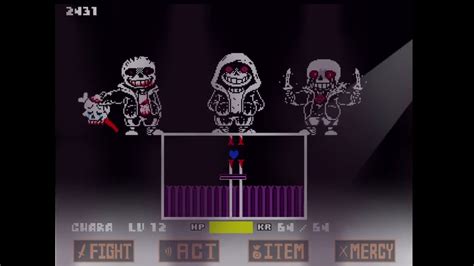 Other Version Murder Time Trio Phase2 Play Undertale Fangame Youtube