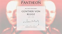 Günther von Kluge Biography - German field marshal (1882–1944) | Pantheon