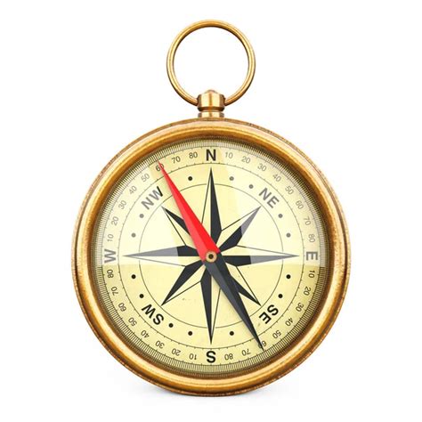Old Style Brass Compass — Stock Photo © Haveseen 1192182