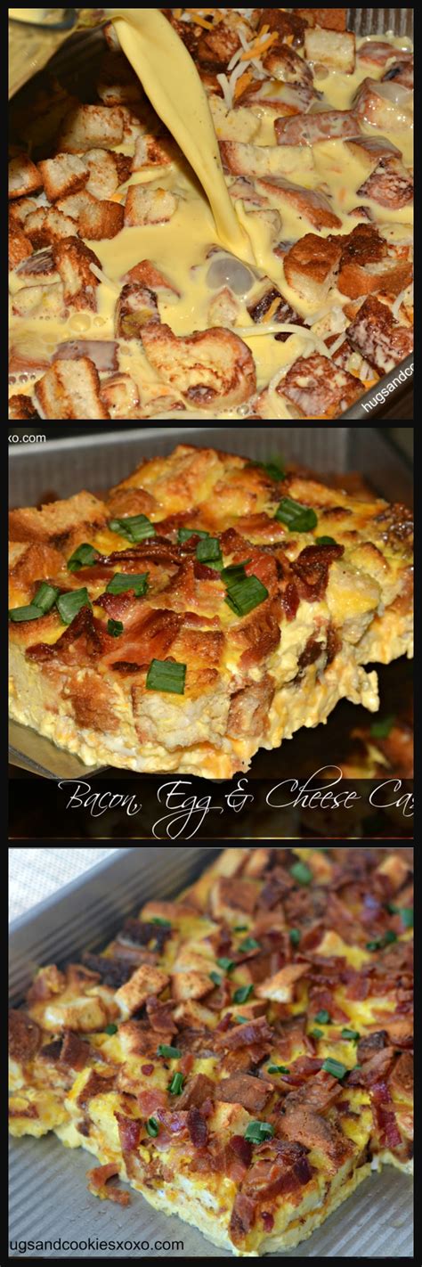 Overnight Bacon Egg And Cheese Casserole Hugs And Cookies