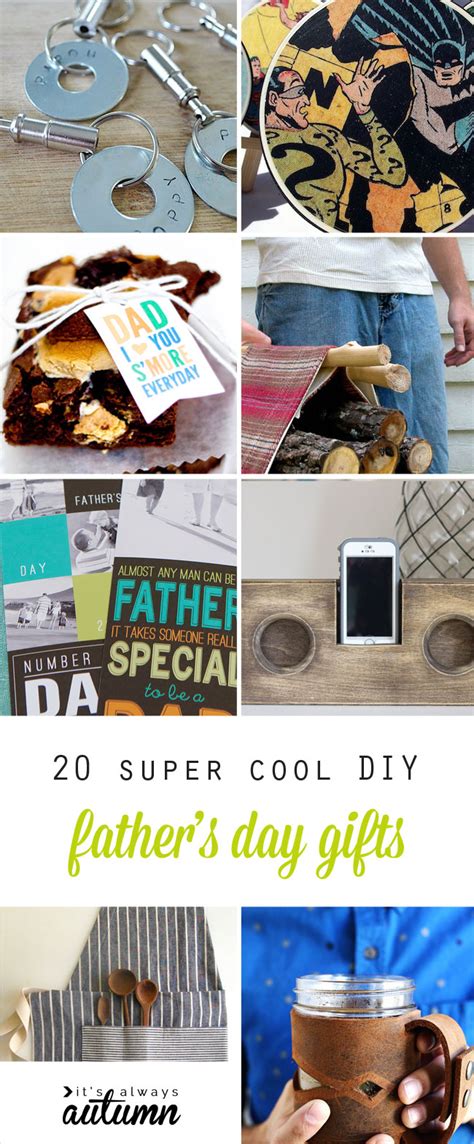 How many are the kinds of things that kids can do by themselves? 20 super cool handmade Father's Day Gifts - DIY for Dad