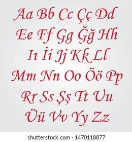 Turkish Alphabet Serif Font Images Stock Photos Vectors Shutterstock