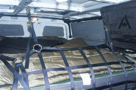 Custom Cargo Nets For Hi Top Mercedes Sprinter Passenger Van