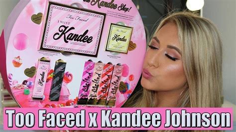 Too Faced X Kandee Johnson I Want Kandee Collection Review Youtube