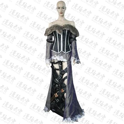 Final Fantasy X Lulu Cosplay Costume Halloween Uniform Sexy Dress In Anime Costumes From Novelty