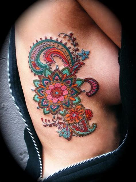 Mehandi design tattoo for girls. 37 Hot Side Tattoos For Girls | Tattoos Beautiful