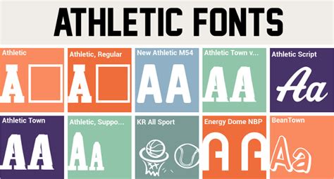 Athletic Fonts Ttf Otf Download Design Trends Premium Psd