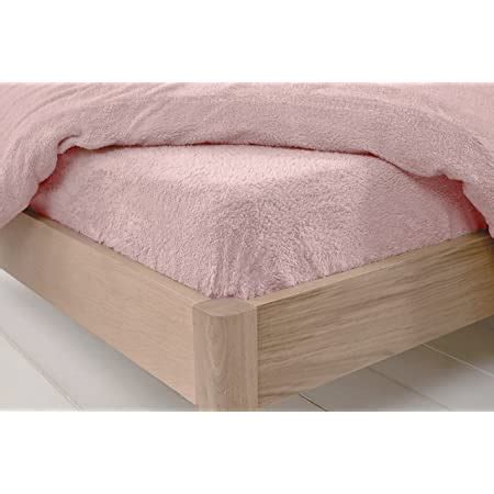 Brentfords Teddy Fleece Fitted Bed Sheet Plain Thermal Warm Soft Luxury Sherpa Bedding Ochre
